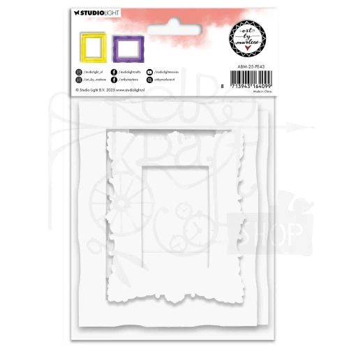 Ozdoby papierowe ramki Photo frames Art By Marlene ABM-25-PE43 Studio Light