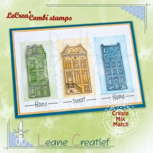 Stempel silikonowy Domki kamieniczki 559.518 LeCreaDesign