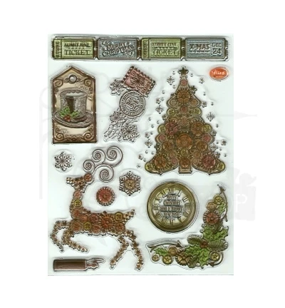 Stempel silikonowy Steampunk Christmas 400311700 Viva Decor
