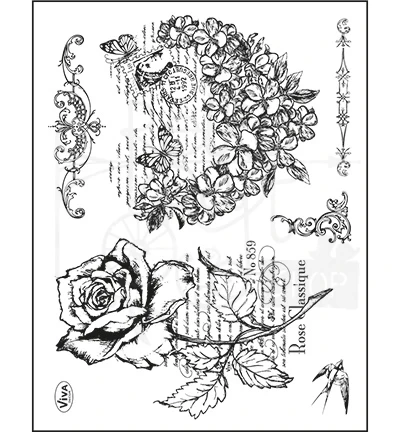 Stempel silikonowy Flowers &amp; Roses 400309700 Viva Decor