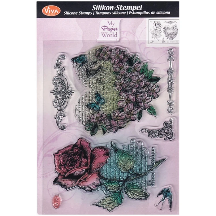 Stempel silikonowy Flowers &amp; Roses 400309700 Viva Decor