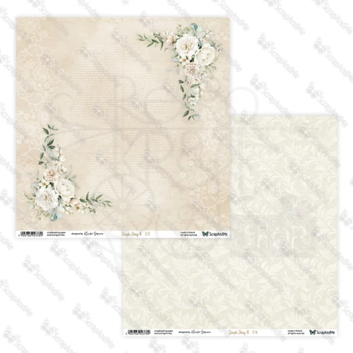 Papier do scrapbookingu 30x30 Simple Story 4 03/04 - ScrapAndMe