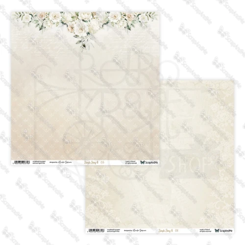 Papier do scrapbookingu 30x30 Simple Story 4 05/06 - ScrapAndMe