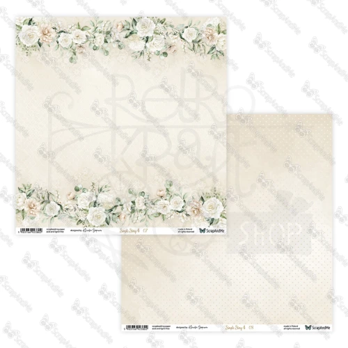 Papier do scrapbookingu 30x30 Simple Story 4 07/08 - ScrapAndMe