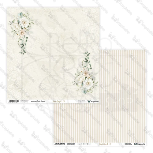 Papier do scrapbookingu 30x30 Simple Story 4 09/10 - ScrapAndMe
