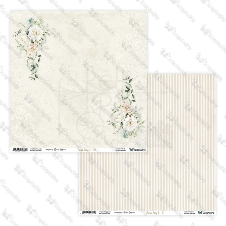 Papier do scrapbookingu 30x30 Simple Story 4 09/10 - ScrapAndMe