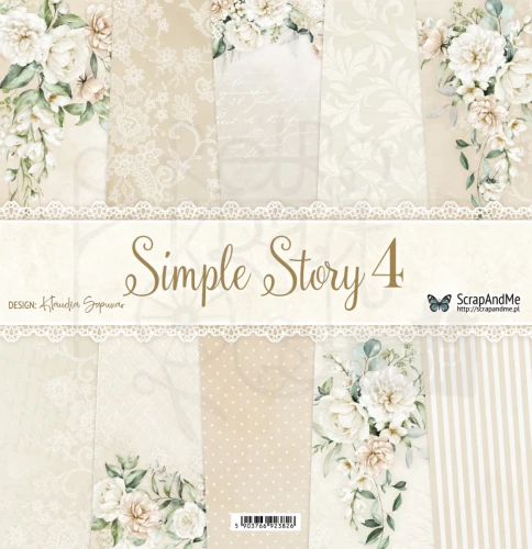 Papier do scrapbookingu 30x30 Simple Story 4 okładka - ScrapAndMe