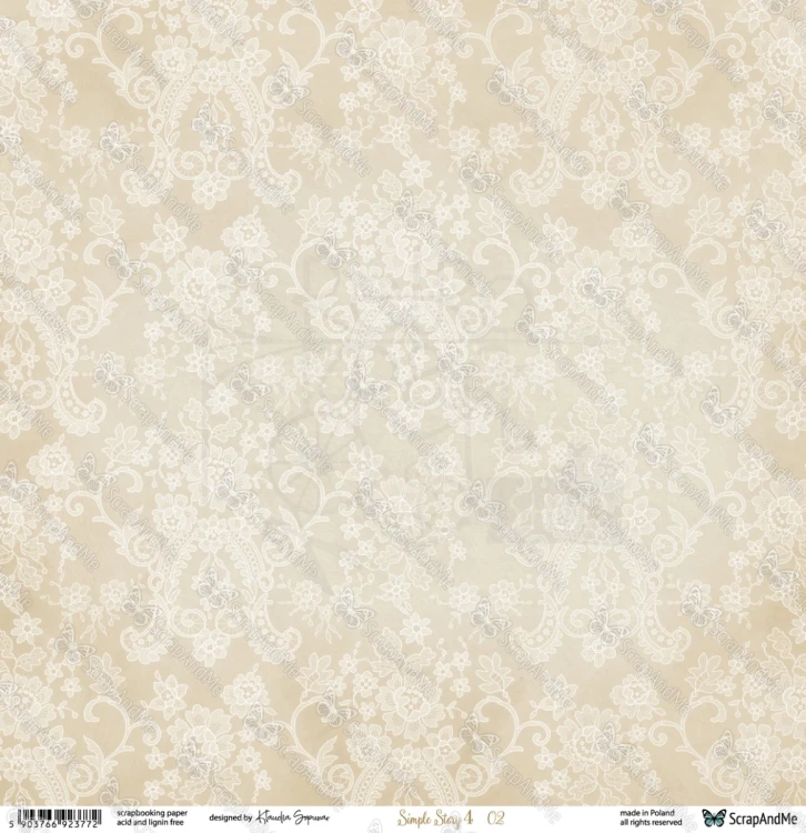Papier do scrapbookingu 30x30 Simple Story 4 01/02 - ScrapAndMe