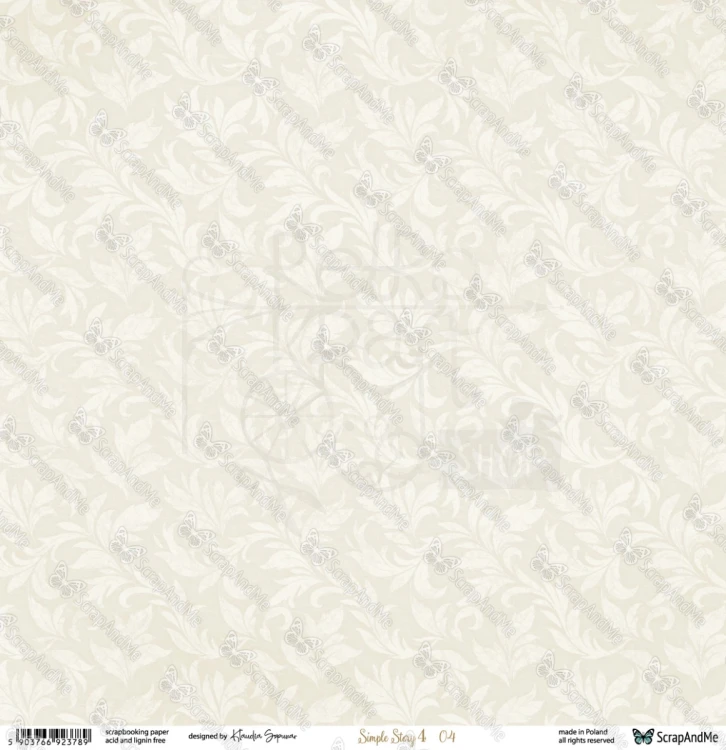 Papier do scrapbookingu 30x30 Simple Story 4 03/04 - ScrapAndMe
