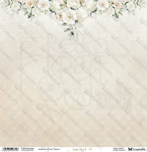 Papier do scrapbookingu 30x30 Simple Story 4 05/06 - ScrapAndMe