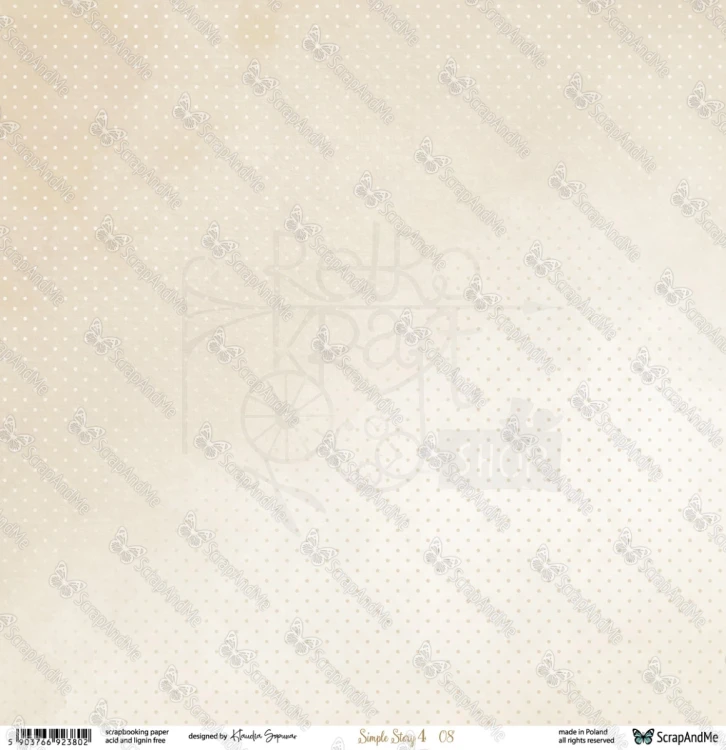 Papier do scrapbookingu 30x30 Simple Story 4 07/08 - ScrapAndMe