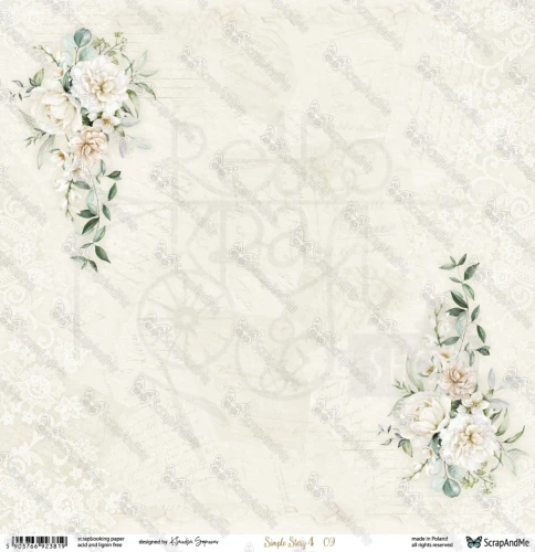 Papier do scrapbookingu 30x30 Simple Story 4 09/10 - ScrapAndMe