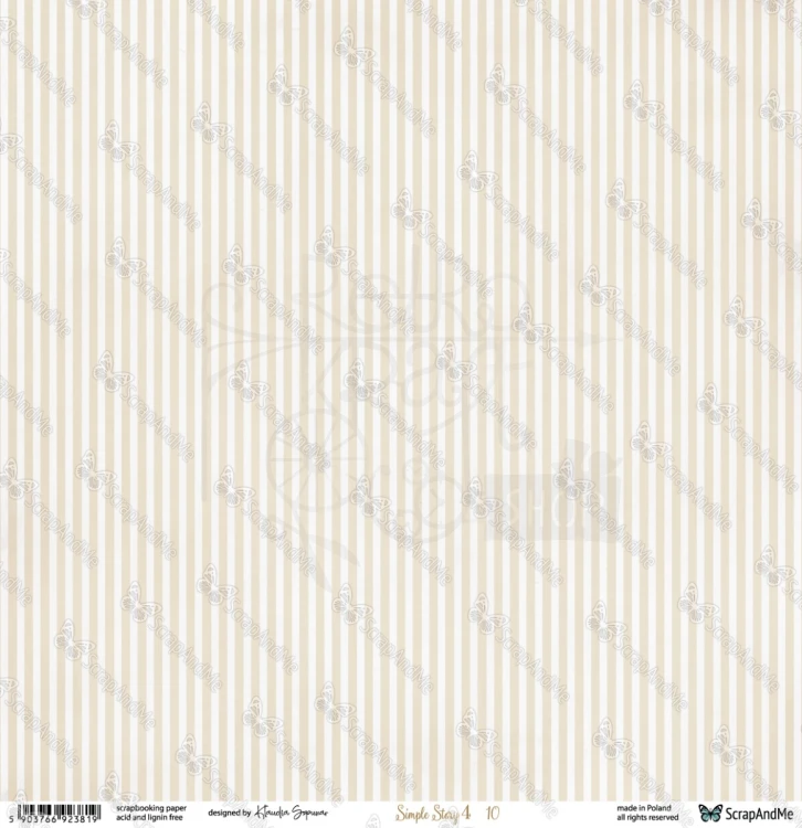 Papier do scrapbookingu 30x30 Simple Story 4 09/10 - ScrapAndMe