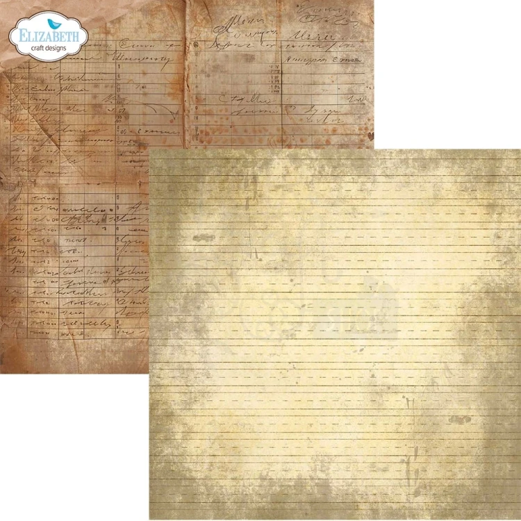 Zestaw papierów 30x30 Art Journal Specials Backgrounds Volume 3 12 arkuszy C035 Elizabeth Craft Design