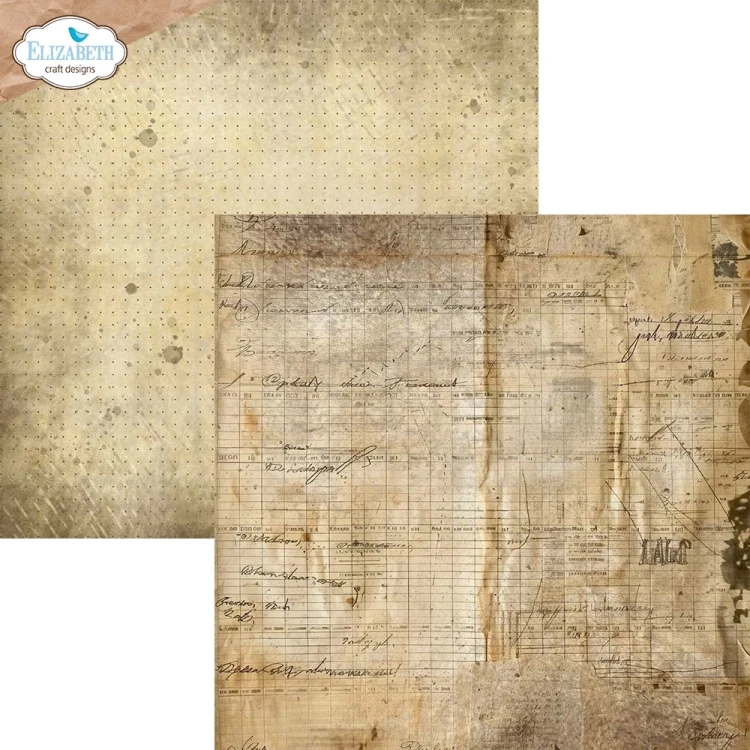 Zestaw papierów 30x30 Art Journal Specials Backgrounds Volume 3 12 arkuszy C035 Elizabeth Craft Design