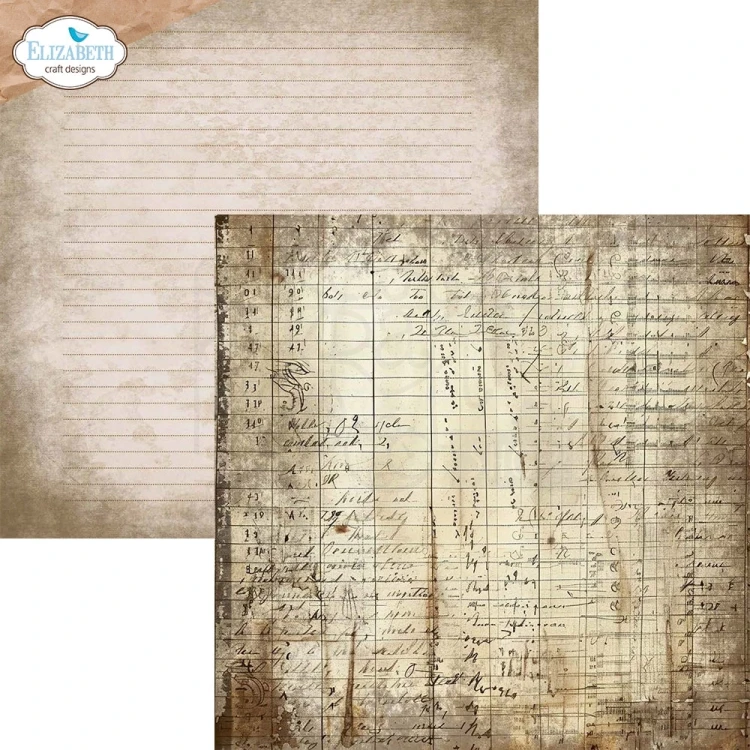 Zestaw papierów 30x30 Art Journal Specials Backgrounds Volume 3 12 arkuszy C035 Elizabeth Craft Design
