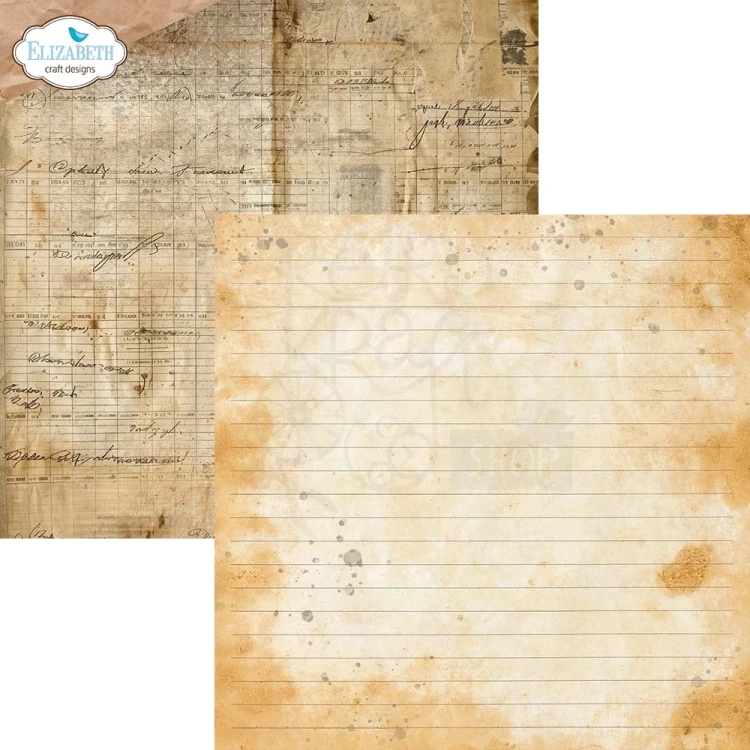 Zestaw papierów 30x30 Art Journal Specials Backgrounds Volume 3 12 arkuszy C035 Elizabeth Craft Design