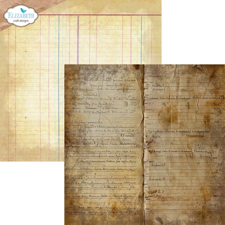 Zestaw papierów 30x30 Art Journal Specials Backgrounds Volume 3 12 arkuszy C035 Elizabeth Craft Design