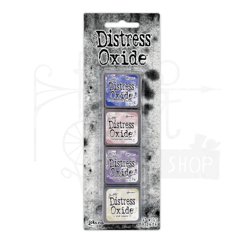 Zestaw 4 tuszów Tim Holtz Distress Mini Oxide Ink Pads Kit 11 TDIK91578 Ranger