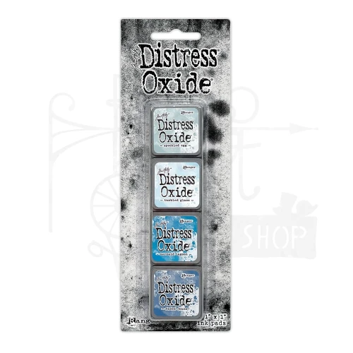 Zestaw 4 tuszów Tim Holtz Distress Mini Oxide Ink Pads Kit 10 TDIK91561 Ranger