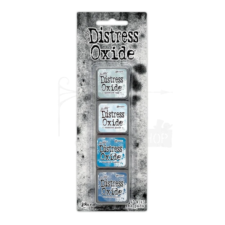 Zestaw 4 tuszów Tim Holtz Distress Mini Oxide Ink Pads Kit 10 TDIK91561 Ranger