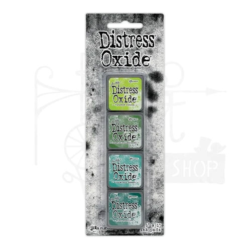Zestaw 4 tuszów Tim Holtz Distress Mini Oxide Ink Pads Kit 9 TDIK91554 Ranger