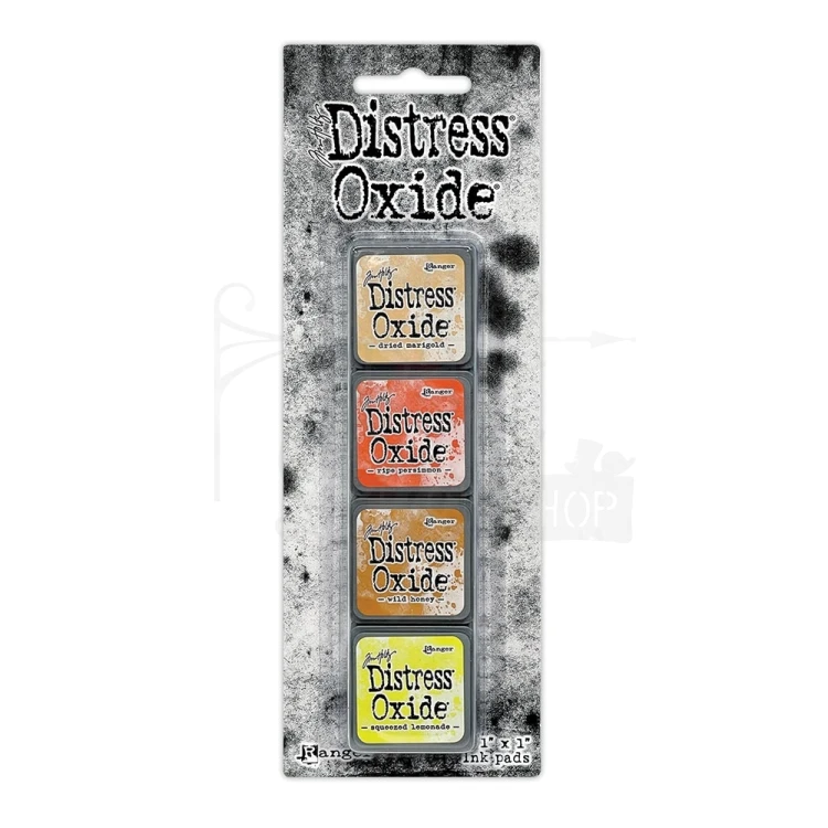 Zestaw 4 tuszów Tim Holtz Distress Mini Oxide Ink Pads Kit 8 TDIK91547 Ranger