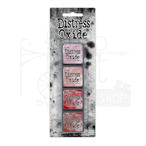 Zestaw 4 tuszów Tim Holtz Distress Mini Oxide Ink Pads Kit 7 TDIK91530 Ranger