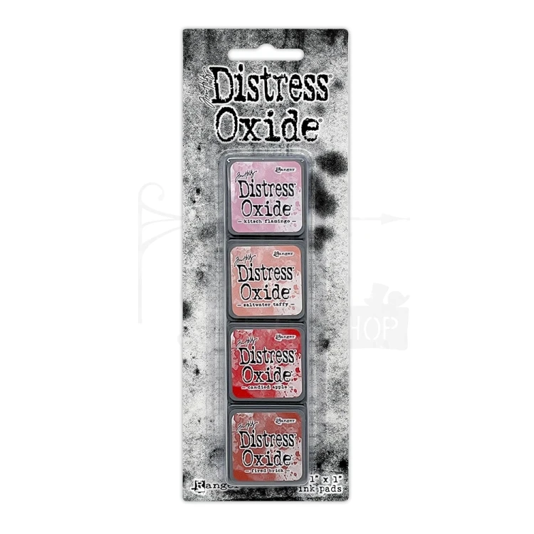 Zestaw 4 tuszów Tim Holtz Distress Mini Oxide Ink Pads Kit 7 TDIK91530 Ranger