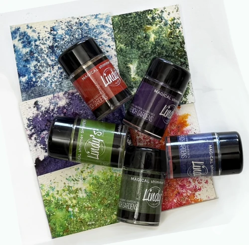 Zestaw Pigmentów Magical Shaker Set Sonia's French Garden 5x10g MSHAKER-SET-13 Lindy's Stamp Gang