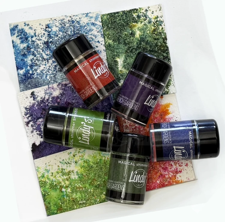Zestaw Pigmentów Magical Shaker Set Sonia's French Garden 5x10g MSHAKER-SET-13 Lindy's Stamp Gang
