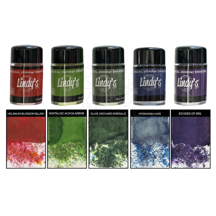Zestaw Pigmentów Magical Shaker Set Sonia's French Garden 5x10g MSHAKER-SET-13 Lindy's Stamp Gang