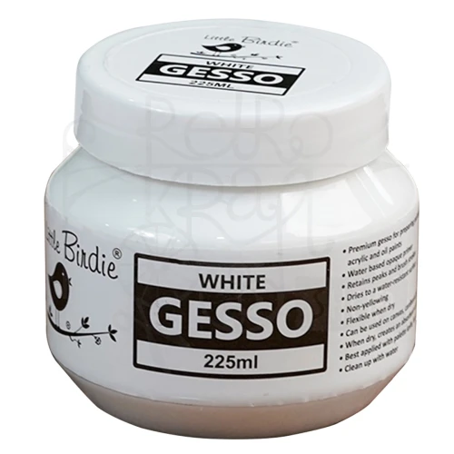 Gesso white białe 225ml CR86081 Little Birdie