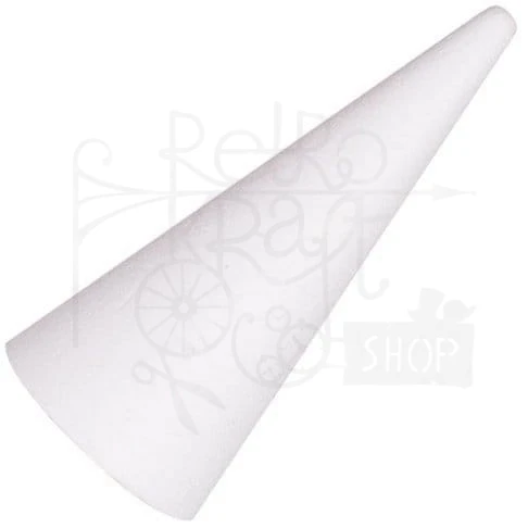 Styropianowy stożek 25cm