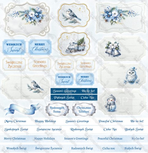 Papier do scrapbookingu 30x30 Winter Sparkle okładka - ScrapAndMe