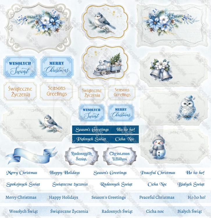 Papier do scrapbookingu 30x30 Winter Sparkle okładka - ScrapAndMe