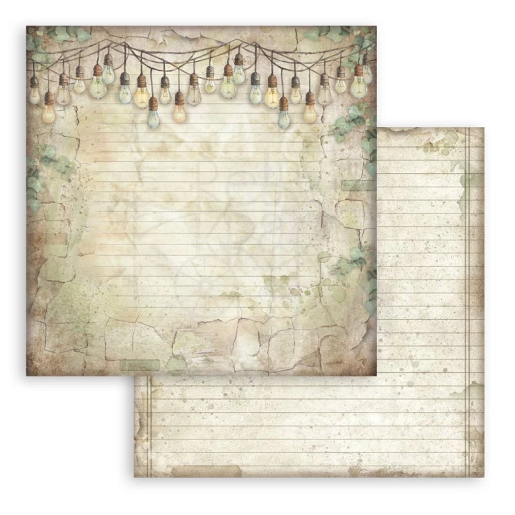 Zestaw papierów do scrapbookingu 20x20 Herbarium Silvae Tła SBBS136 Stamperia