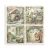 Zestaw papierów jednostronnych do scrapbookingu 20x20 Herbarium Silvae 22 arkusze SBBSXB20 Stamperia
