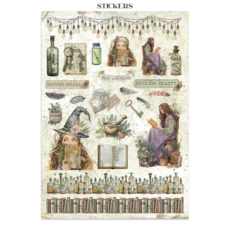 Junk Journal Herbarium Silvae 16 kart SBJK09 Stamperia