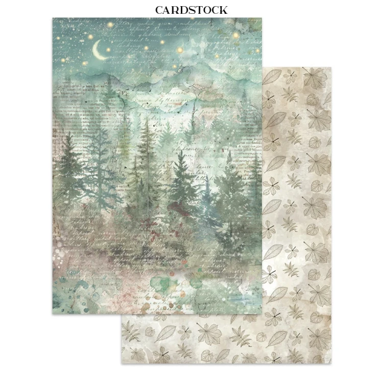 Junk Journal Herbarium Silvae 16 kart SBJK09 Stamperia