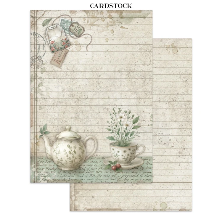 Junk Journal Herbarium Silvae 16 kart SBJK09 Stamperia