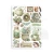 Papier washi A5 Herbarium Silvae 8 arkuszy SBW27 Stamperia