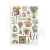 Papier washi A5 Herbarium Silvae 8 arkuszy SBW27 Stamperia