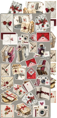 Zestaw dodatków 15x30 Creative Extras - 01 - In Love CC-CEX-01 Craft O'Clock
