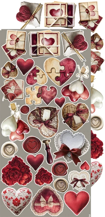 Zestaw dodatków 15x30 Creative Extras - 01 - In Love CC-CEX-01 Craft O'Clock