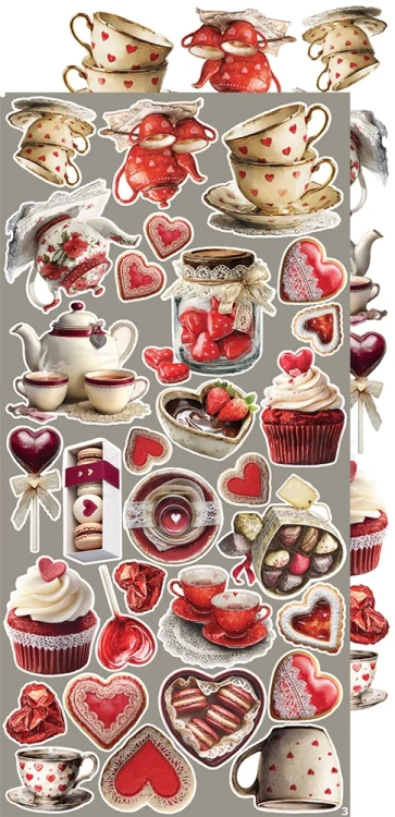 Zestaw dodatków 15x30 Creative Extras - 01 - In Love CC-CEX-01 Craft O'Clock