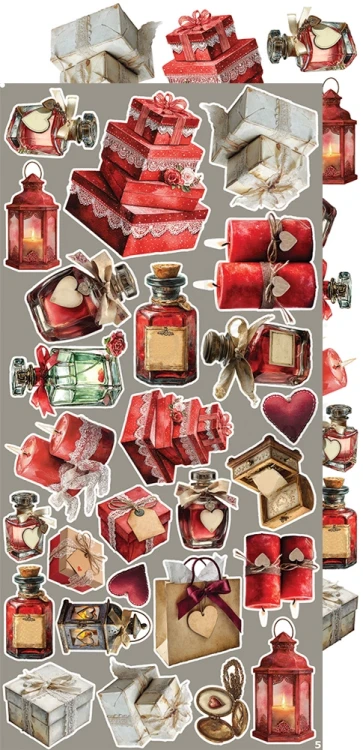 Zestaw dodatków 15x30 Creative Extras - 01 - In Love CC-CEX-01 Craft O'Clock