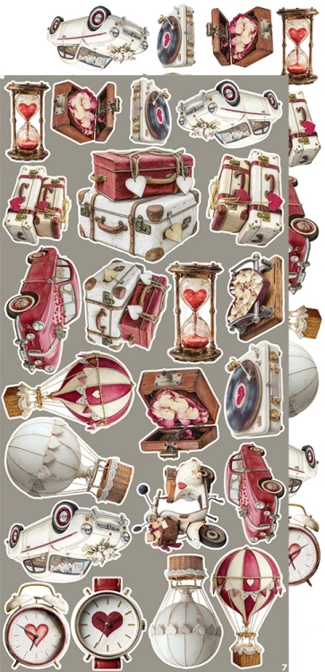 Zestaw dodatków 15x30 Creative Extras - 01 - In Love CC-CEX-01 Craft O'Clock