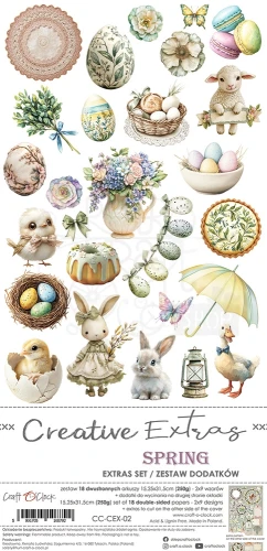 Zestaw dodatków 15x30 Creative Extras - 02 - Spring CC-CEX-02 Craft O'Clock
