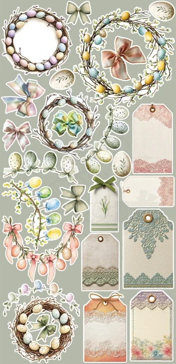 Zestaw dodatków 15x30 Creative Extras - 02 - Spring CC-CEX-02 Craft O'Clock